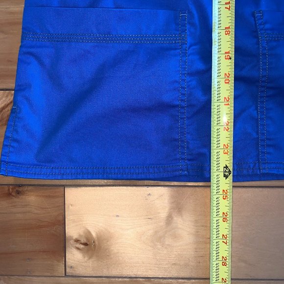 🍃2/$20🍃Dickies Women's Gen Flex V-Neck Scrub Top, Royal Blue, XXS - Picture 7 of 12